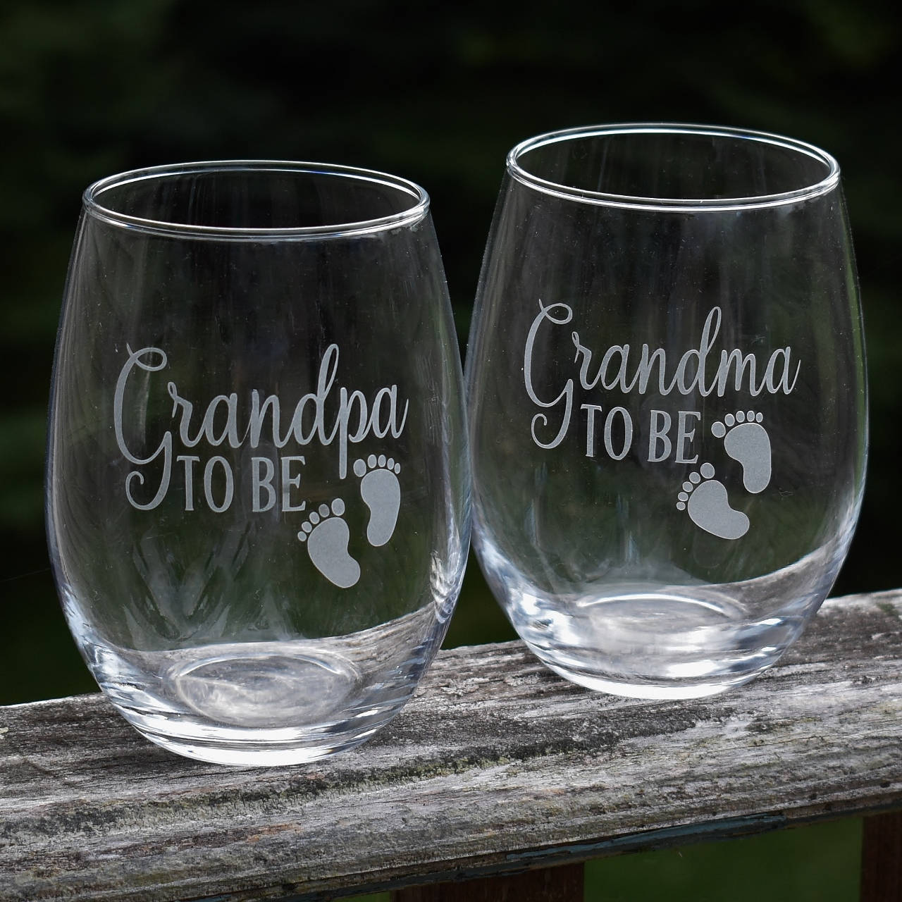 Expecting Mama Double Glass Set